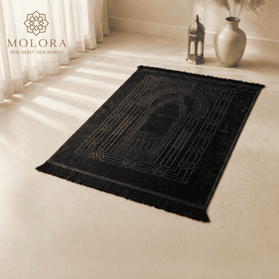Gebetsteppich Schwarz – Molora